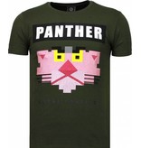 Local Fanatic Panther For A Cougar Rhinestone T Shirt Herr - 5780G - Grön