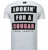 Local Fanatic Panther For A Cougar Rhinestone - Herr T Shirt - 5780W - Vit Local Fanatic Panther For A Cougar Rhinestone - Herr T Shirt - 5780W - Vit