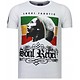 Soul Rebel Bob Rhinestone - Herr T Shirt - 5778W - Vit