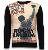 Local Fanatic Rocky Balboa Faith Sweater - Man Tröja - 6038Z - Svart