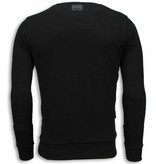 Local Fanatic Rocky Balboa Faith Sweater - Man Tröja - 6038Z - Svart