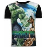 Local Fanatic Vendetta Digital Rhinestone -  Herr T Shirt - 5966 - Svart Local Fanatic Vendetta Digital Rhinestone -  Herr T Shirt - 5966 - Svart