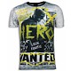 Wanted Gothams Hero - Herr T Shirt - 5968 - Grå