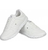 Cash Money Sommarskor Man - Herr Sneakers Low Runners - Vit