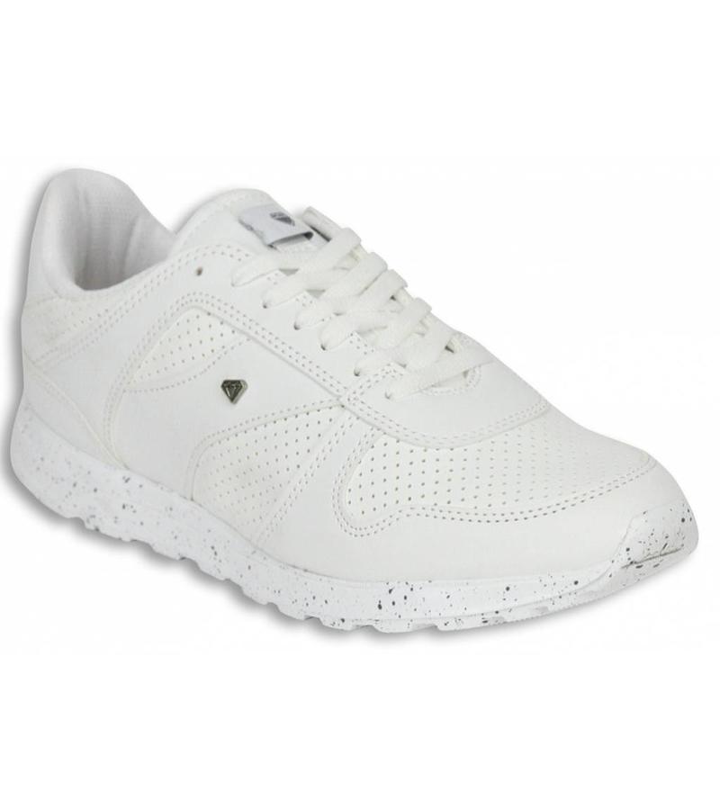 Cash Money Sommarskor Man - Herr Sneakers Low Runners - Vit