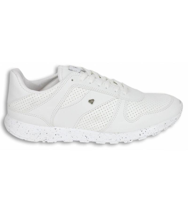 Cash Money Sommarskor Man - Herr Sneakers Low Runners - Vit