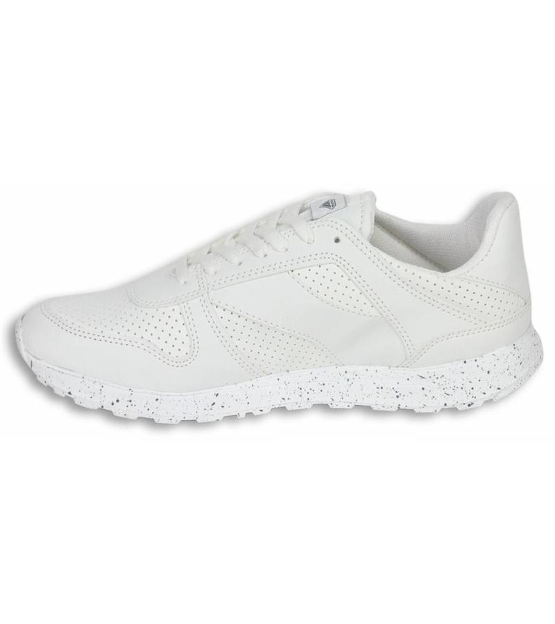 Cash Money Sommarskor Man - Herr Sneakers Low Runners - Vit