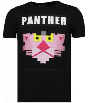 Local Fanatic Pink Panther For A Cougar - Herr T shirt - 5780Z - Svart