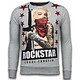 Marilyn Rockstar Rhinestone - Man Tröja - 6006G - Grå