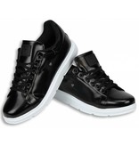 Cash Money Snygga Herr Sneakers - Skor Herr Sneakers Skool Low - Svart