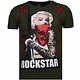 Marilyn Rockstar Rhinestone - T Shirt Herr - 6005G - Grön