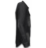 Bread & Buttons Mörk jeanss kjorta herr - Skjortor till män - 5340-5AG - Grå