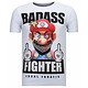 Fight Club Mario Bros -Man T Shirt - 13-6219W - Vit