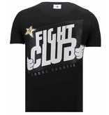 Local Fanatic Fight Club Mario Bros - Herr T shirt - 13-6219Z - Svart Local Fanatic Fight Club Mario Bros - Herr T shirt - 13-6219Z - Svart