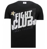 Local Fanatic Fight Club Mario Bros - Herr T shirt - 13-6219Z - Svart