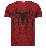 Local Fanatic The Beast Spider Man - T shirt Herr - 13-6228B - Bordeaux