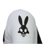 Local Fanatic Killer Bunny Rhinestone - Man T shirt  - 13-6229K - Vit