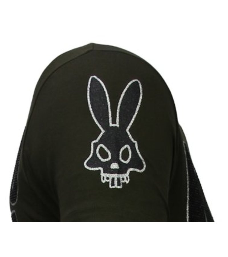 Local Fanatic Killer Bunny Rhinestone - T shirt Herr - 13-6229K - Khaki