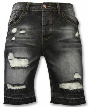 Enos Snygga shorts killar - Svarta cargo shorts - J-999Z - Svart