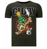 Local Fanatic Glory Martial  Rhinestone - T shirt Herr - 13-6232K - Khaki Local Fanatic Glory Martial  Rhinestone - T shirt Herr - 13-6232K - Khaki