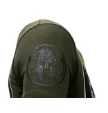 Local Fanatic Glory Martial  Rhinestone - T shirt Herr - 13-6232K - Khaki Local Fanatic Glory Martial  Rhinestone - T shirt Herr - 13-6232K - Khaki