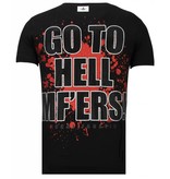 Local Fanatic Glory Martial  Rhinestone - Herr T shirt - 13-6232Z - Svart