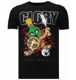 Local Fanatic Glory Martial  Rhinestone - Herr T shirt - 13-6232Z - Svart