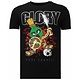Glory Martial  Rhinestone - Herr T shirt - 13-6232Z - Svart