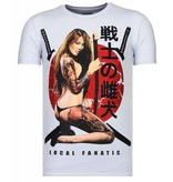 Local Fanatic Killer Bitch Rhinestone - Man T shirt - 13-6235W - Vit Local Fanatic Killer Bitch Rhinestone - Man T shirt - 13-6235W - Vit