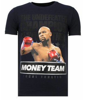 Local Fanatic Money Team Champ Rhinestone - Herr T shirt - 13-6237N - Marinblå