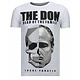 The Don Skull Rhinestone - Herr T shirt - 13-6238W - Vit