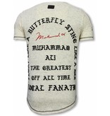 Local Fanatic I Feel Like Muhammad - Longfit T Shirt - LF-105/1B - Beige
