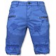 Shorts bomull herr - Chinos kortbyxor man - J-9005B - Blå