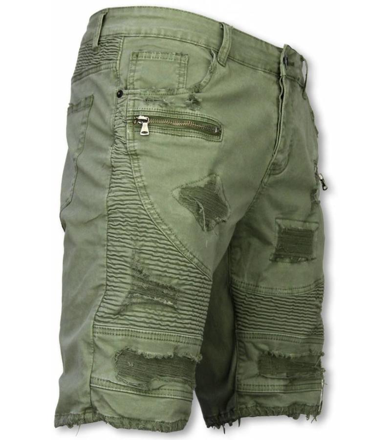Enos Shorts stretch herr - Herr kläder shorts - J-9005Gr - Grön