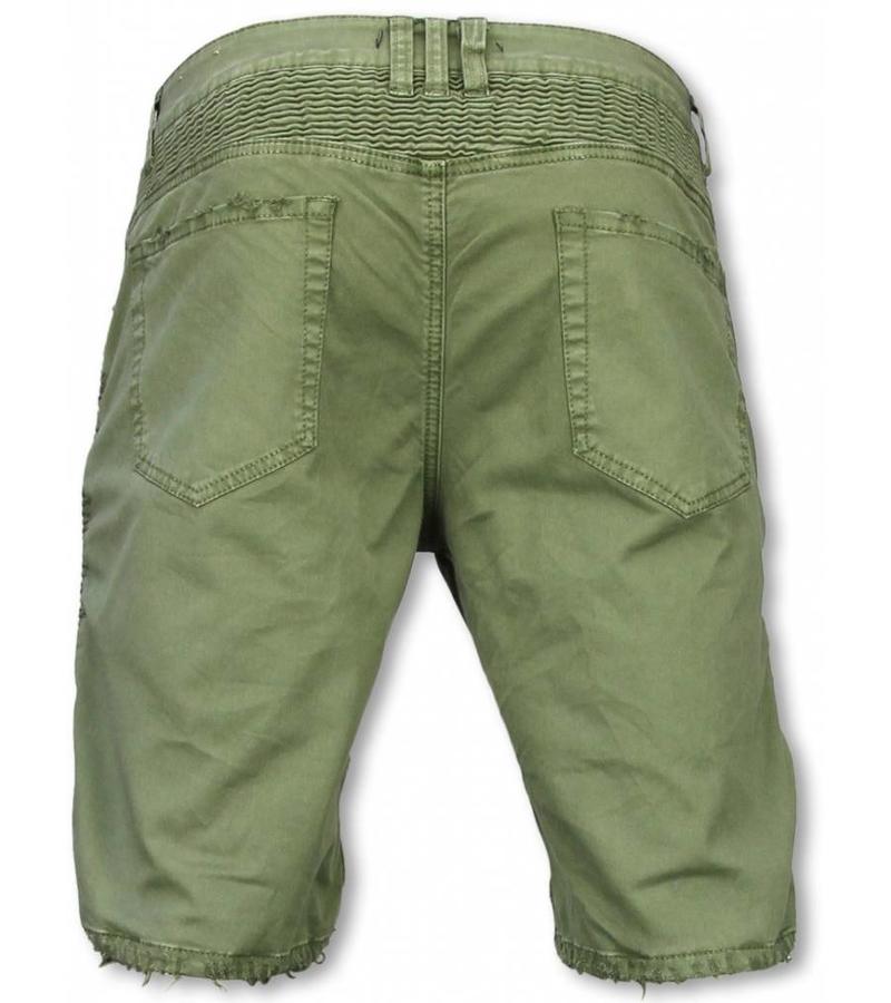 Enos Shorts stretch herr - Herr kläder shorts - J-9005Gr - Grön