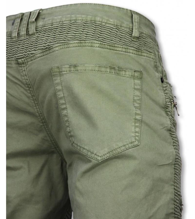 Enos Shorts stretch herr - Herr kläder shorts - J-9005Gr - Grön