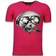 Stewie Dog - Herr T shirt - 1458F - Fuschia