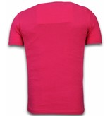 Local Fanatic Stewie Dog - Herr T shirt - 1458F - Fuschia