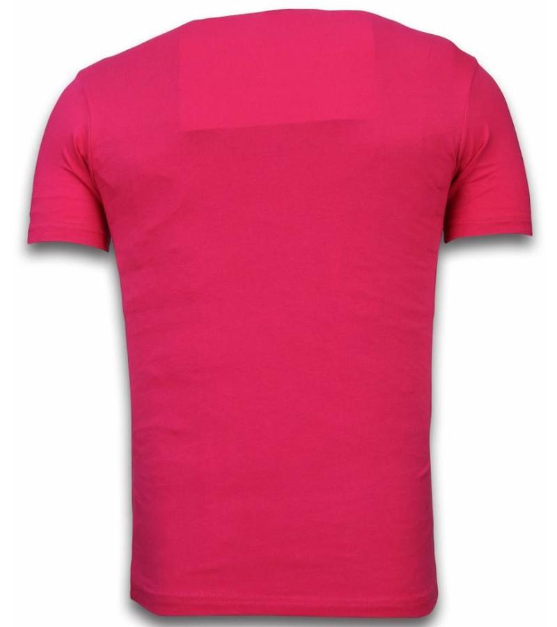 Local Fanatic Stewie Dog - Herr T shirt - 1458F - Fuschia