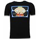 Stewie Home Alone - Herr t shirt - 6226Z - Svart