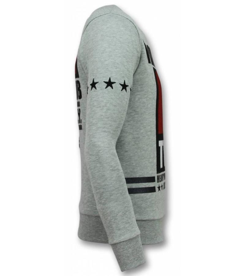 Local Fanatic Mike Tyson Iron Sweater - Tjocktröja Herr - 11-6306G - Grå