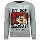 MFCKR Cartoon Sweater - Herrtröjor - 11-6307G -Grå