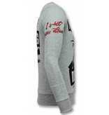 Local Fanatic Loyalty Marilyn Monroe Sweater - Man Tröja - 11-6304G - Grå Local Fanatic Loyalty Marilyn Monroe Sweater - Man Tröja - 11-6304G - Grå