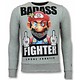 Mario Fight Club Sweater - Tröjor Män - 11-6298G - Grå