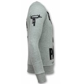 Local Fanatic Terror Panda Sweater - Tröjor Män - 11-6303G - Grå Local Fanatic Terror Panda Sweater - Tröjor Män - 11-6303G - Grå