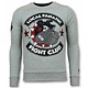 Fight Club Sweater Bulldog - Herr Tröja - 11-6299G - Grå