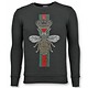 Rhinestone Trui - Master Royal Color Bee Sweater Heren - Zwart