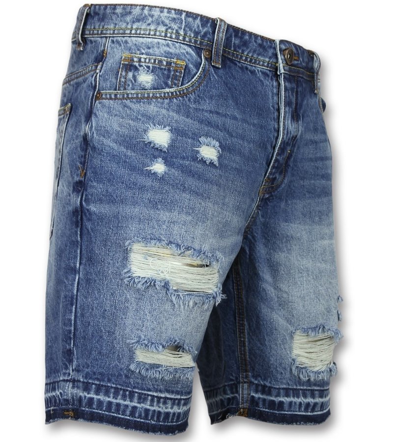 Enos Längre Shorts Herr - Man Jeansshorts New - J965 - Blå