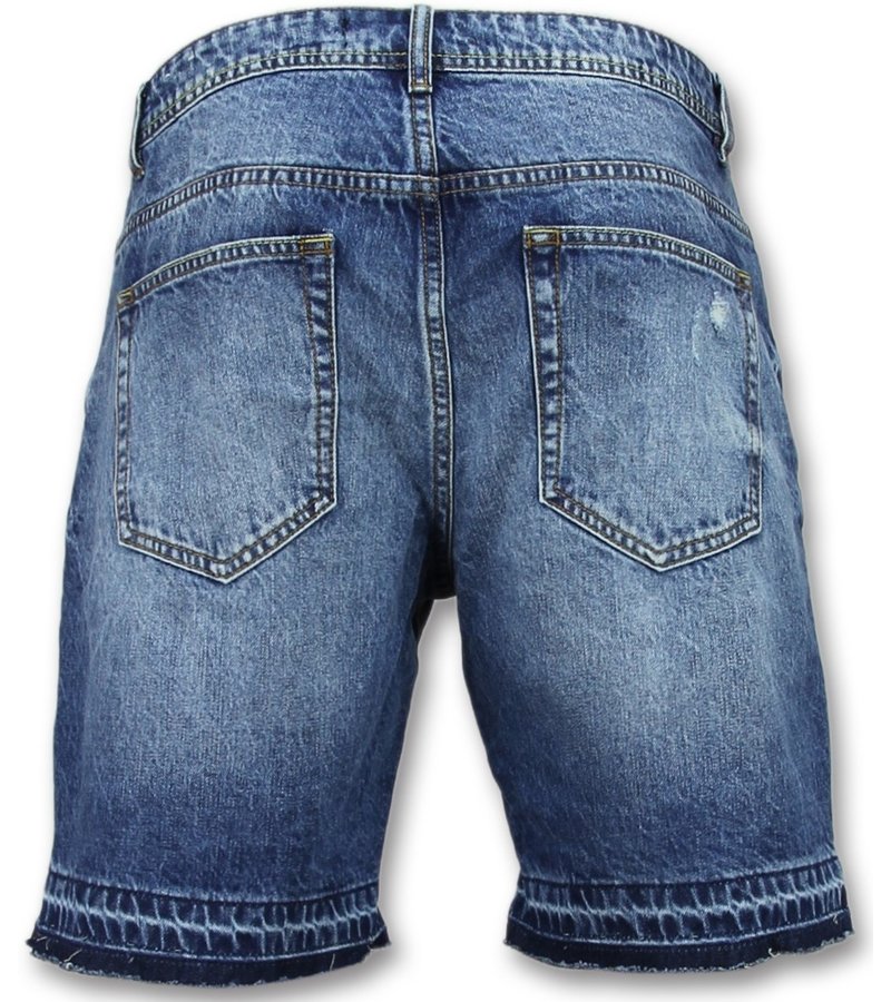 Enos Längre Shorts Herr - Man Jeansshorts New - J965 - Blå
