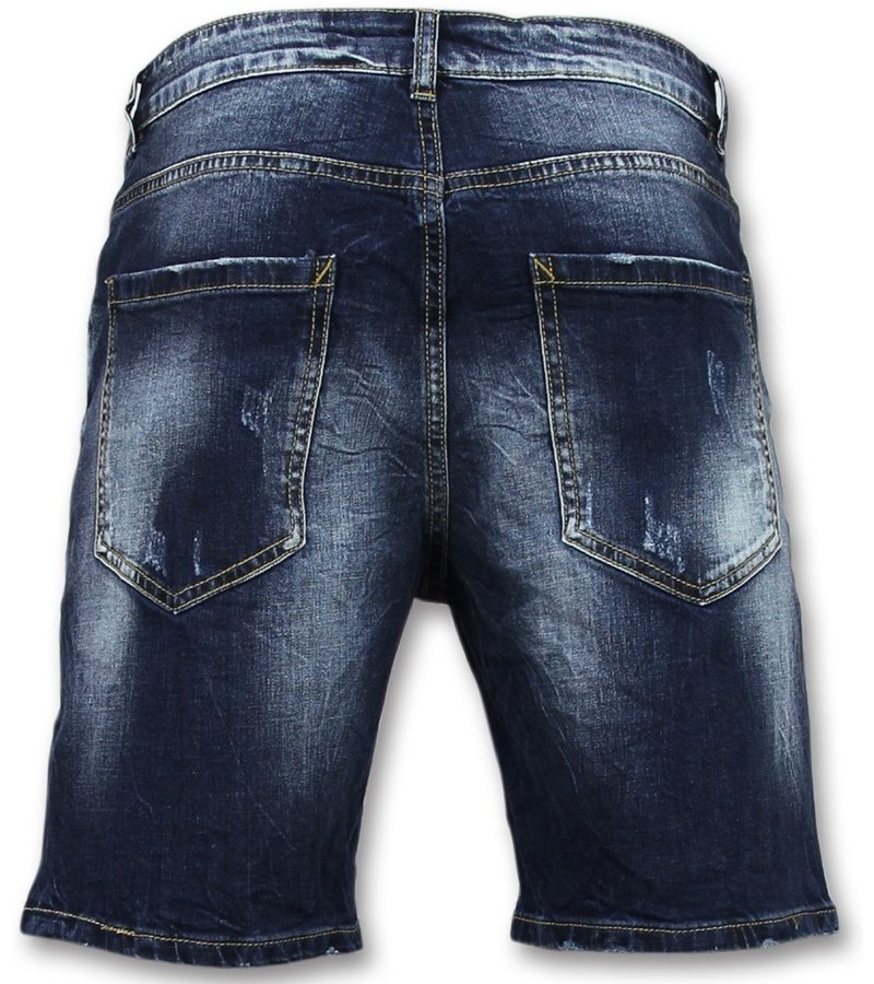 Enos Herr kläder shorts - Kortbyxor herr jeans - J-975 - Blå